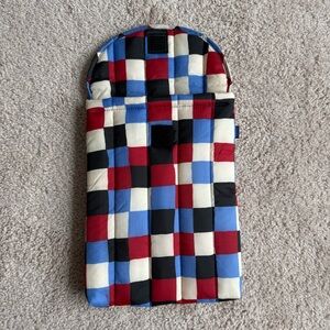 Baggu Painted Check 13/14" Puffy Laptop Sleeve